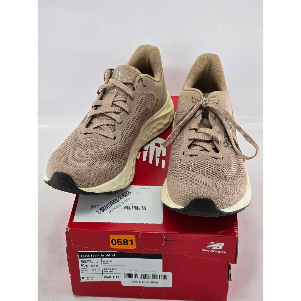 New Balance Fresh‎ Foam Arishi v4 Women 9.5 Brown Grey Leopard WARISIT4 - Good